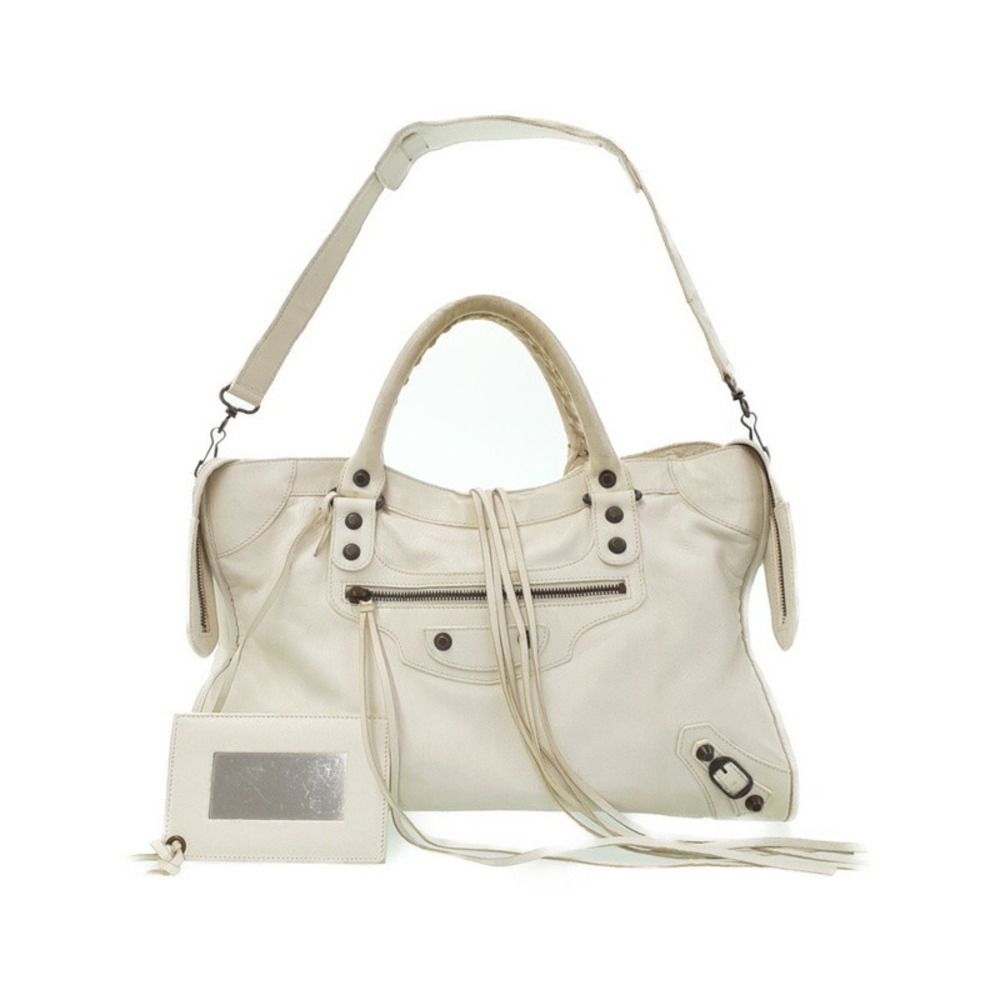 Balenciaga The Leather Bag Shoulder City - Picture 2 of 9